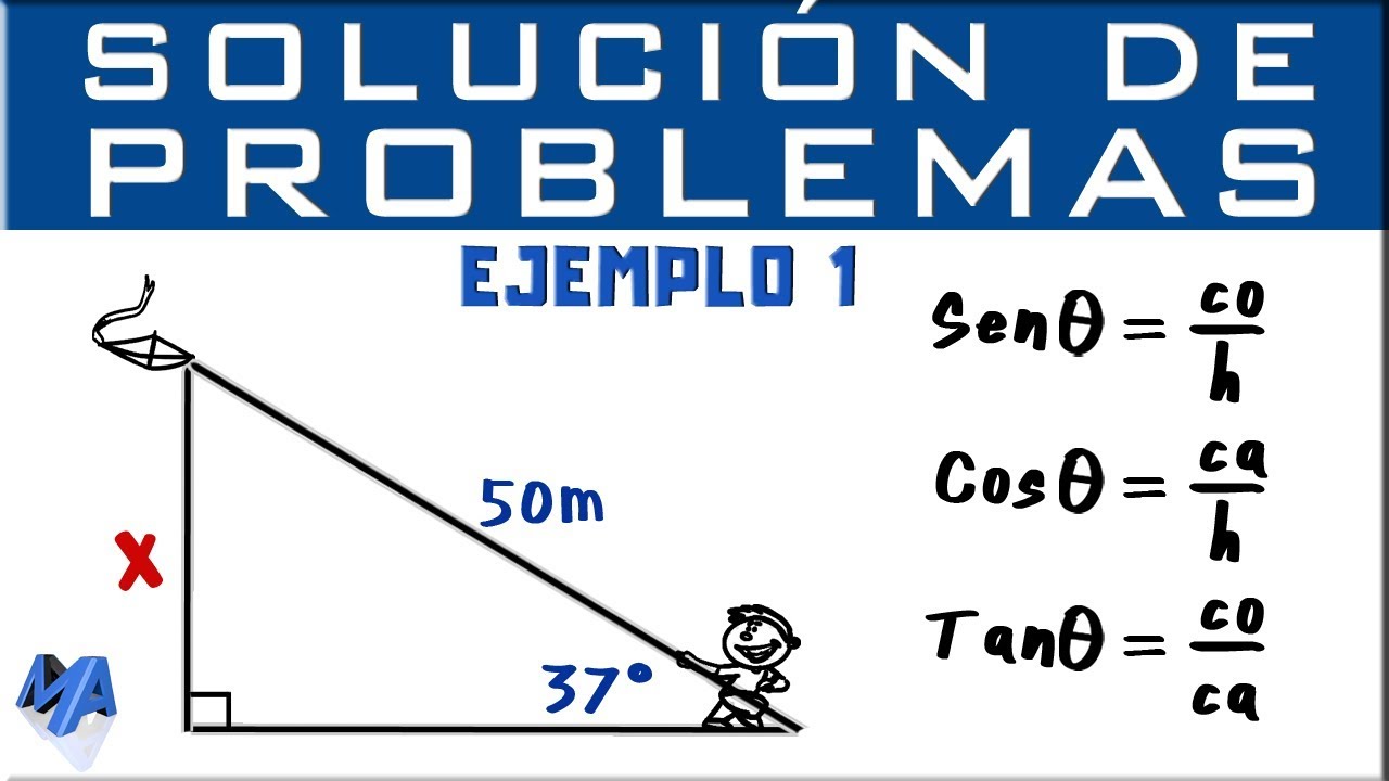 Resolución de 70 problemas de triángulos y trigonometría